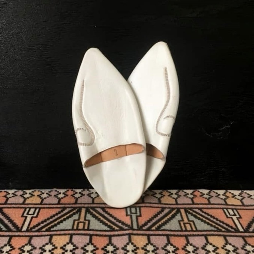 Authentic Vintage Moroccan Slippers - Babouches